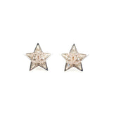 Chanel Star CC Logo Stud Earrings Costume Jewellery